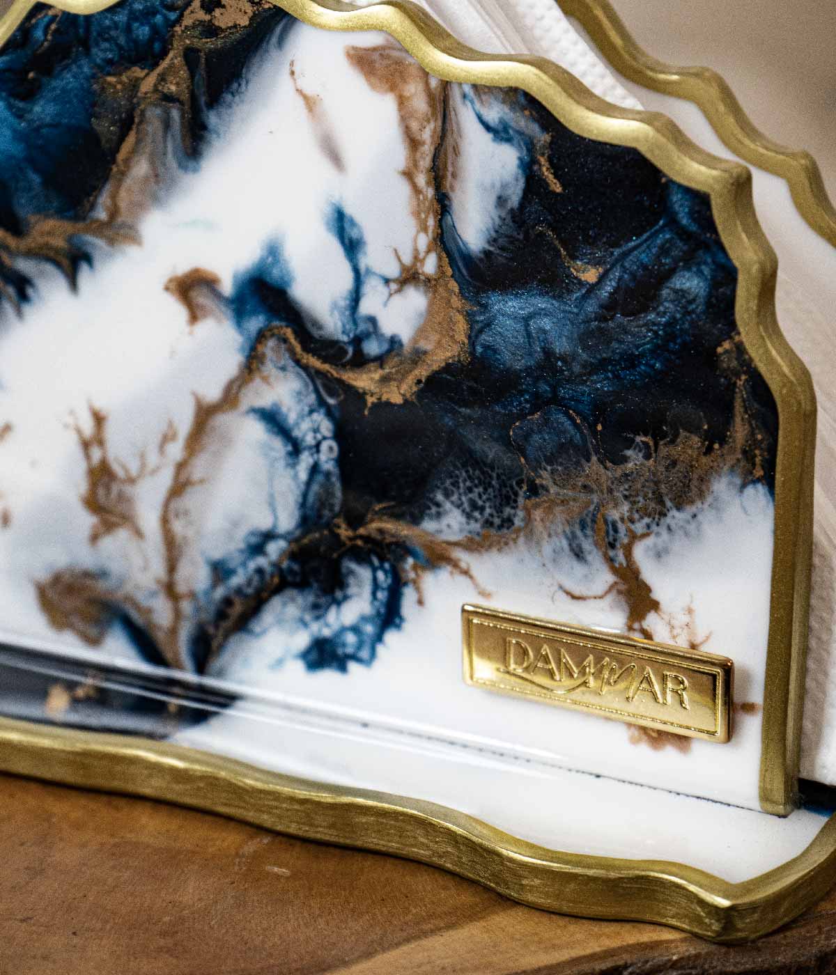 Servilletero en resina