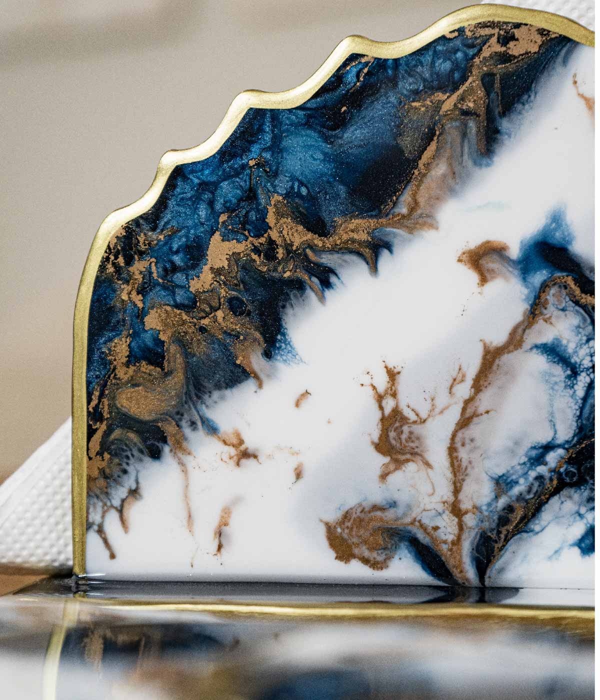 Servilletero en resina