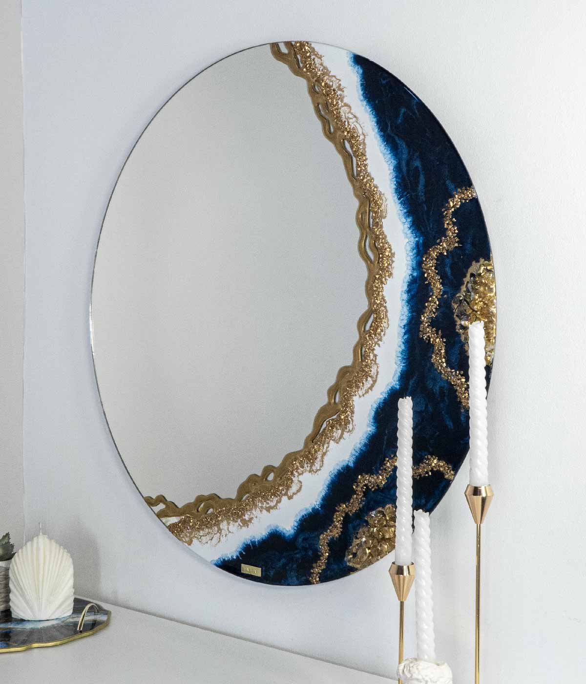 
                  
                    Espejo redondo Mediterraneo Piedras
                  
                