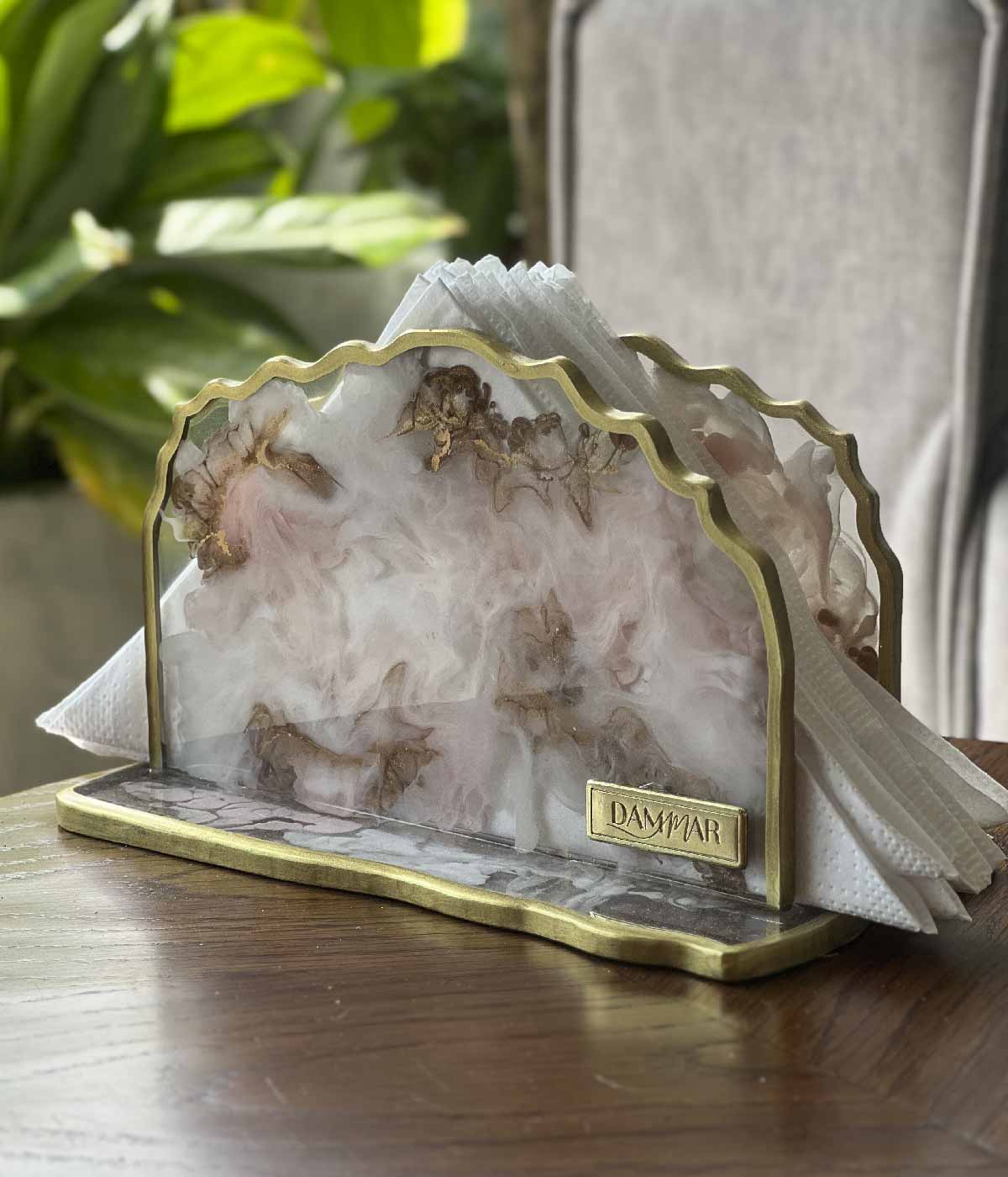 Servilletero en resina