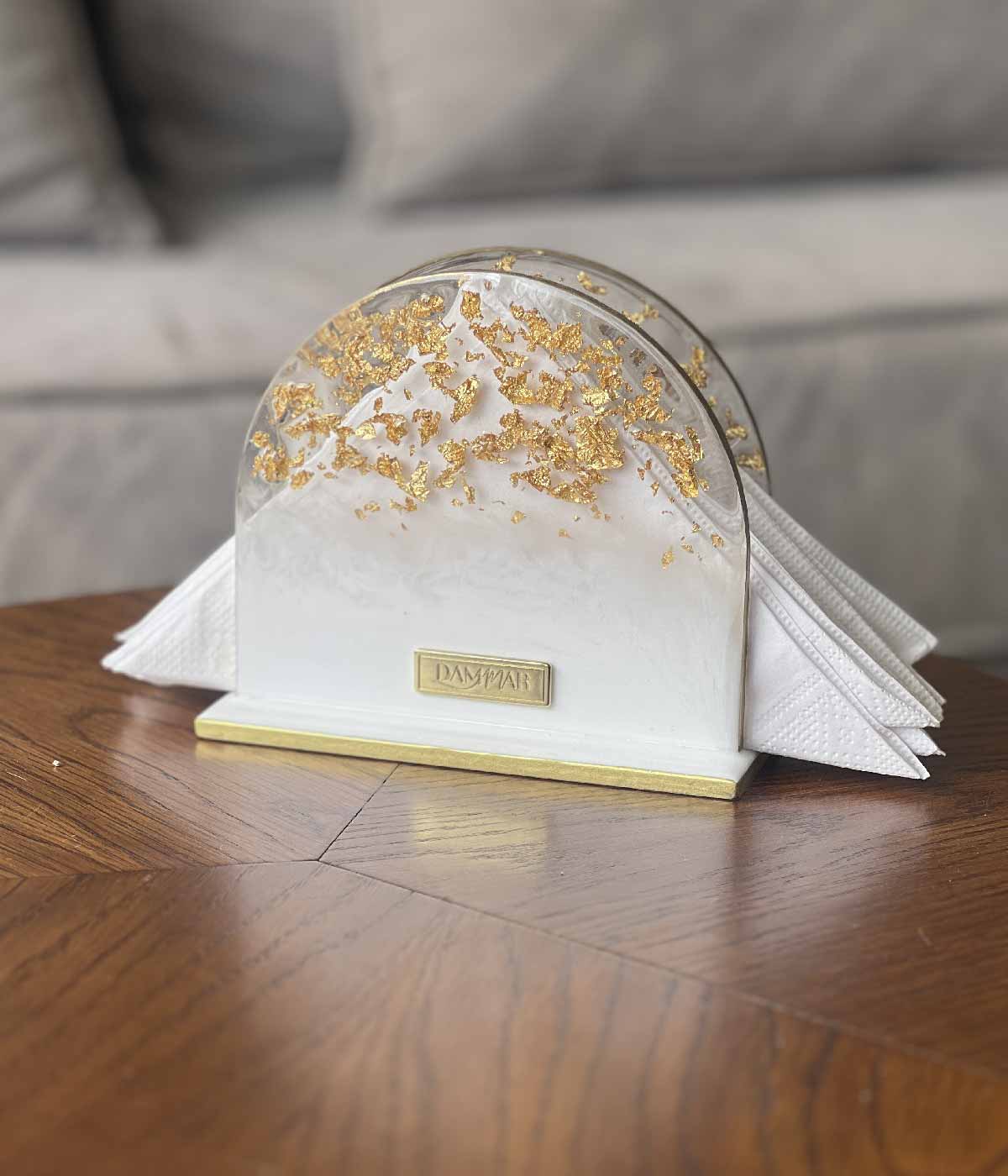 Servilletero en resina