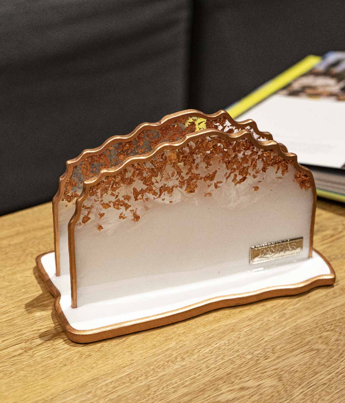 Servilletero en resina