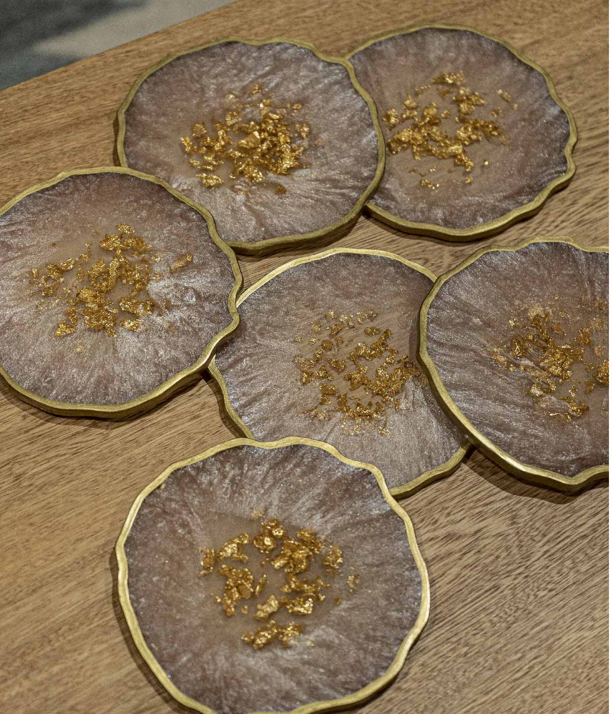 Portavasos en resina