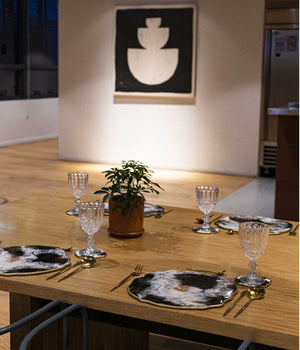 Individuales Sirius Gold en resina, hechos a mano por Dammar