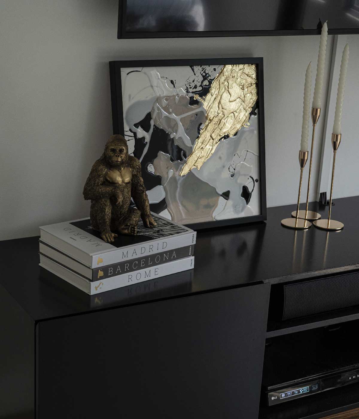 Cuadro Gold Neutrals I 40x40cm