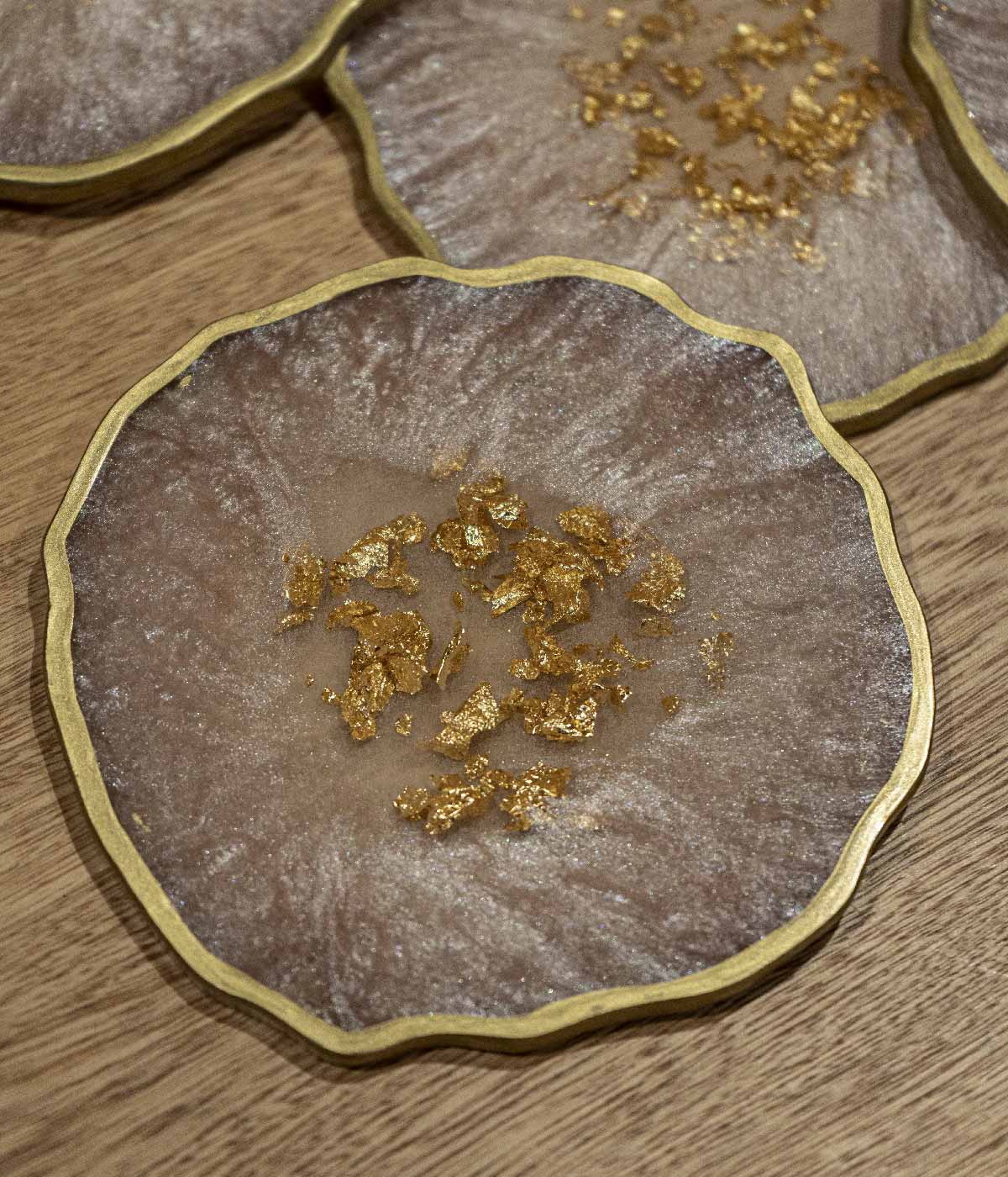 Portavasos en resina