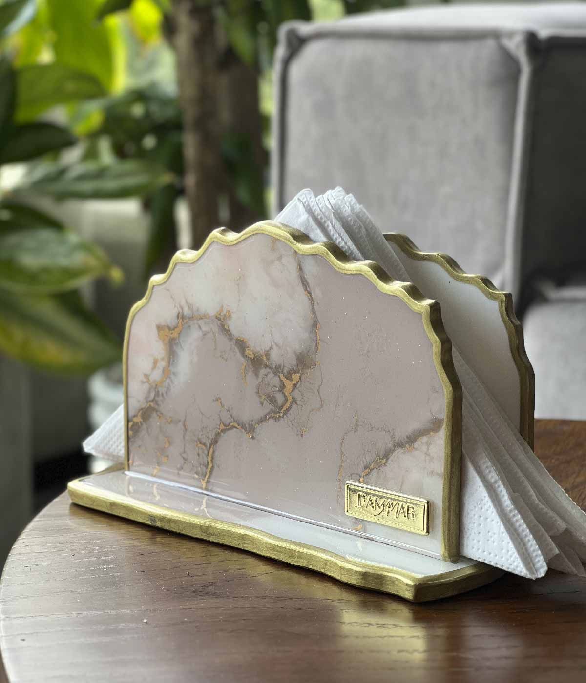 Servilletero en resina