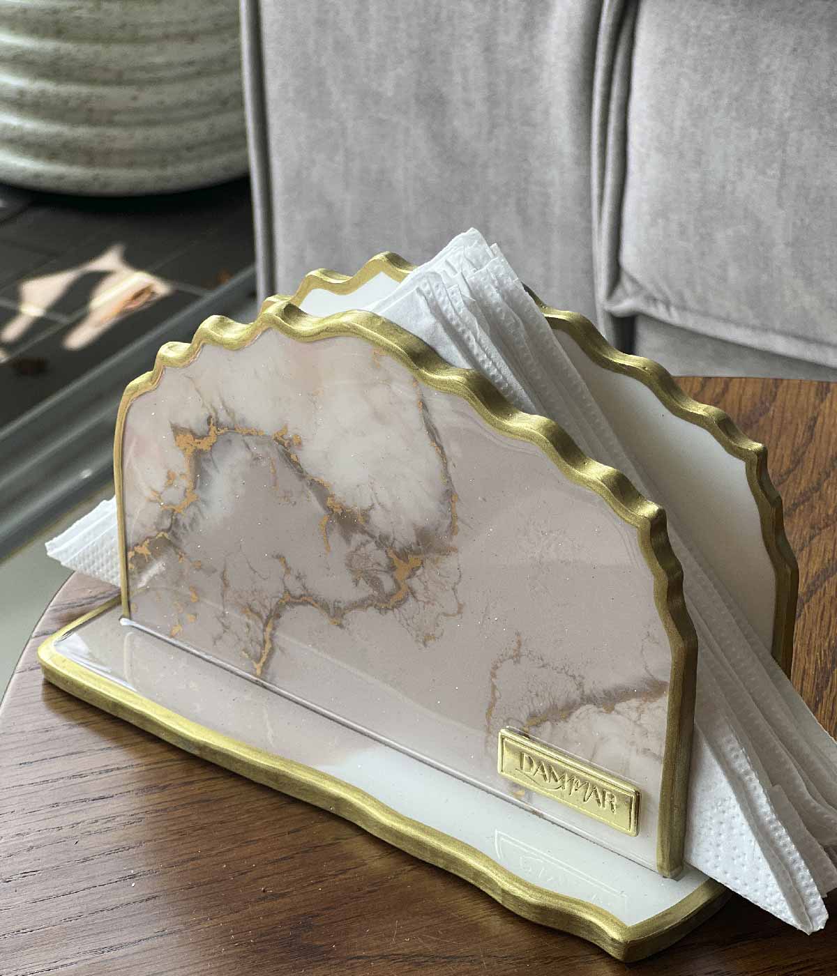 Servilletero en resina