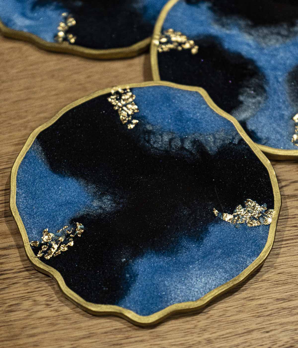 Portavasos en resina