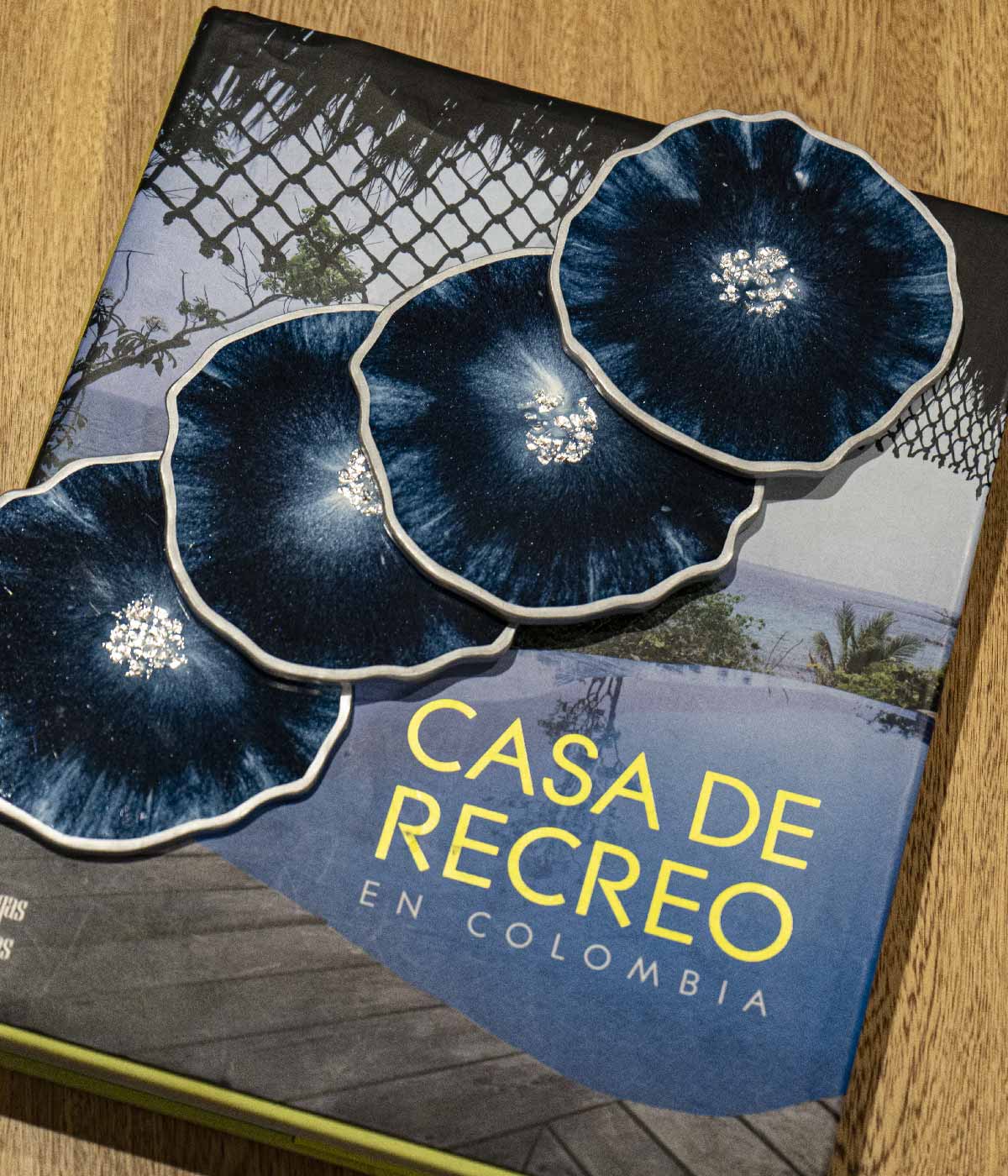 Portavasos en resina