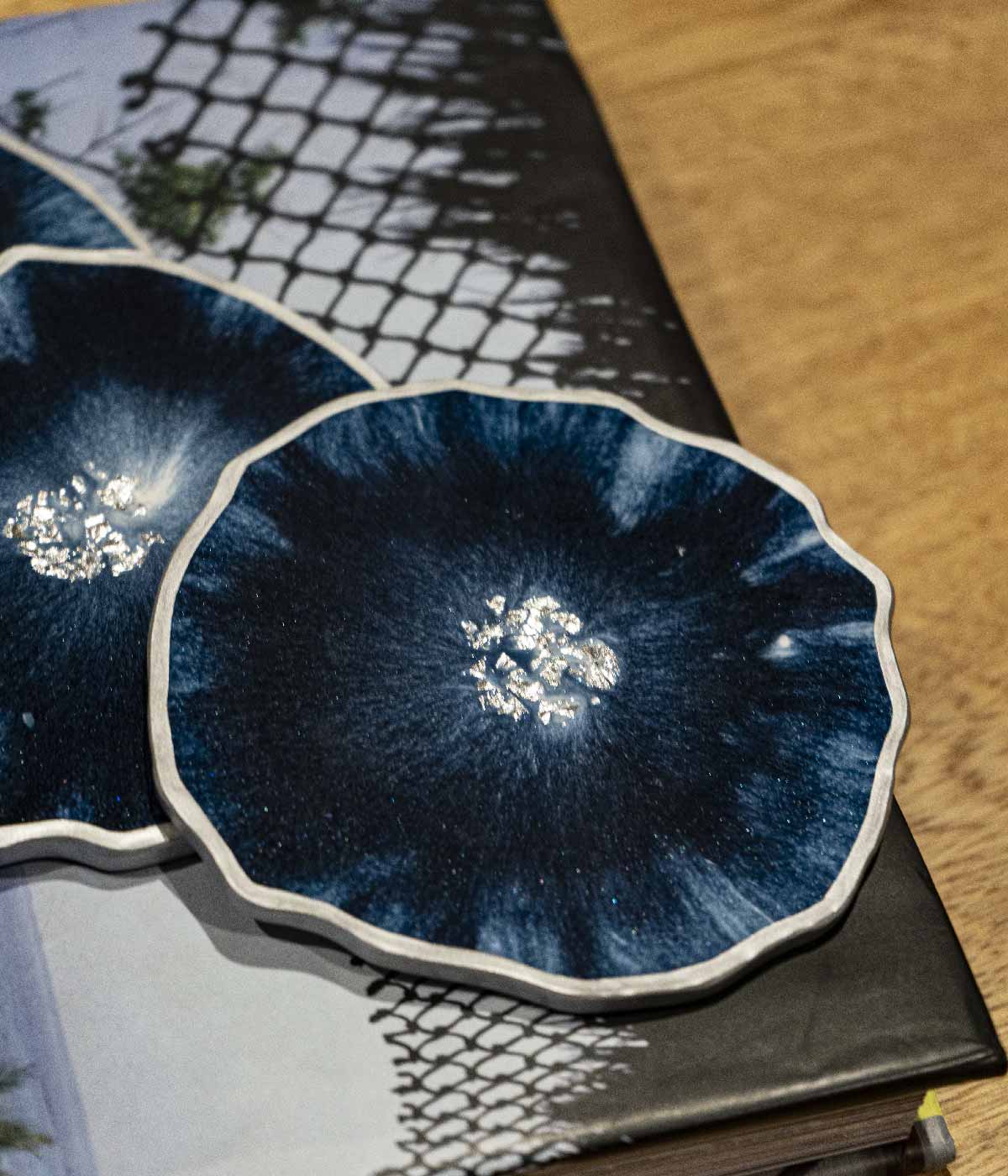 Portavasos en resina