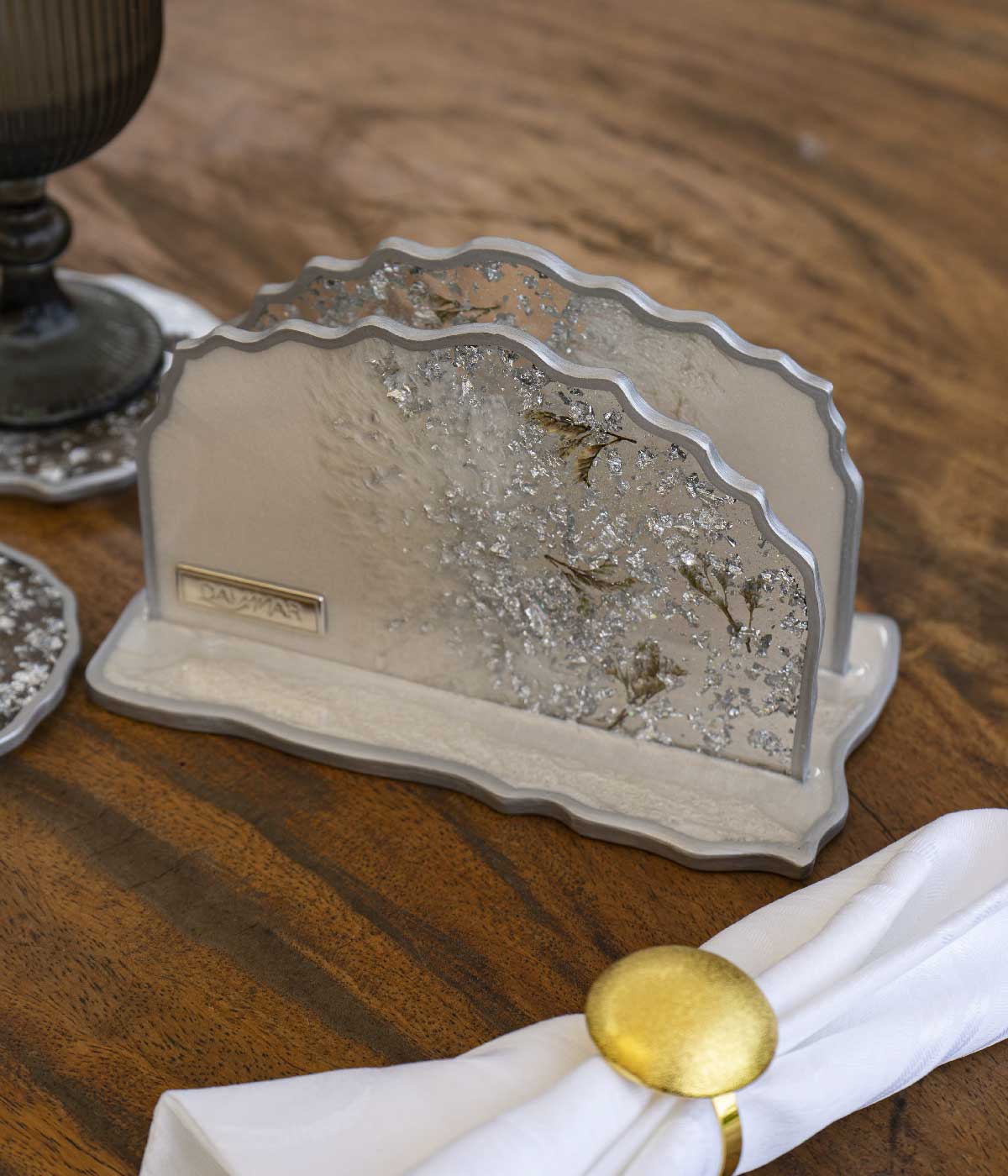 Servilletero en resina