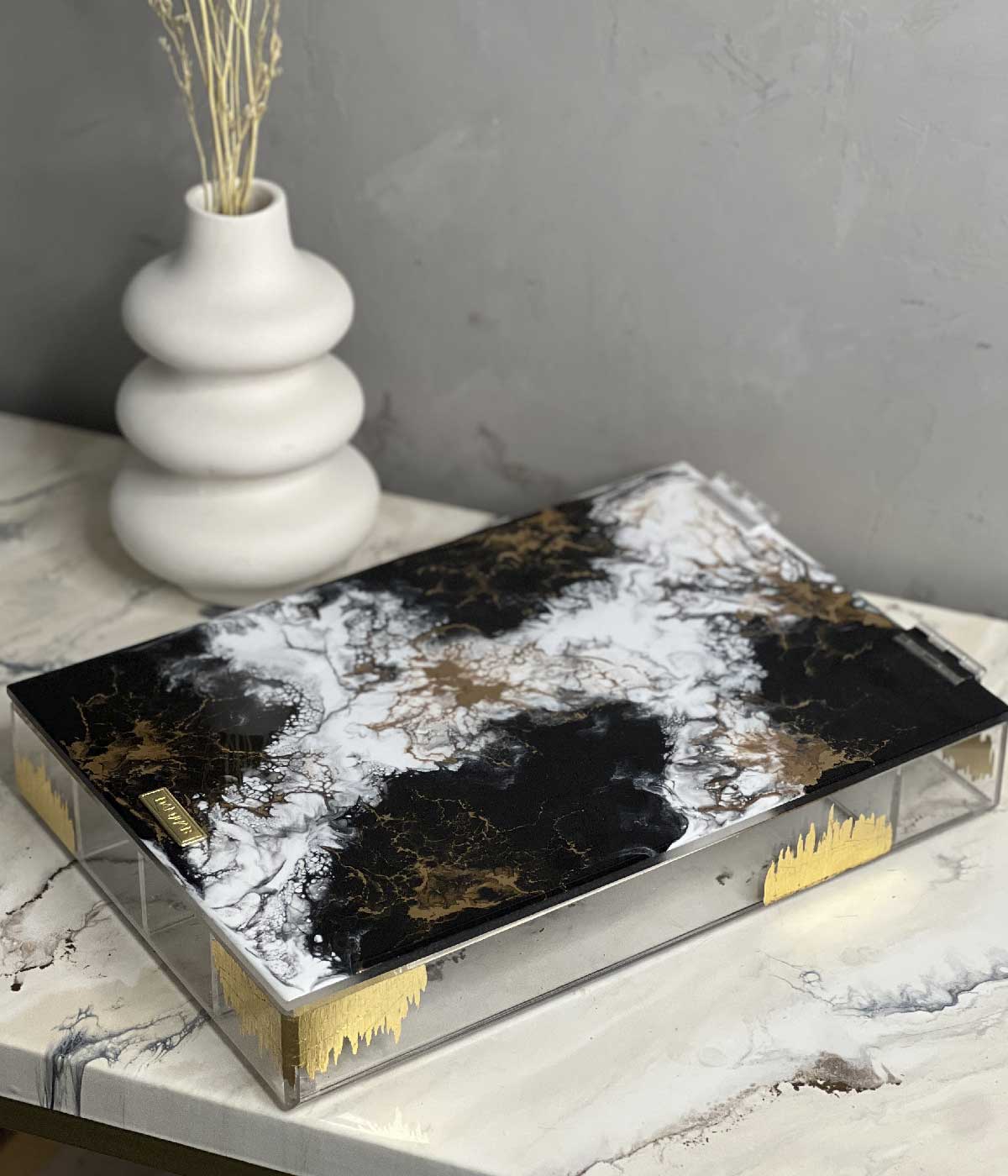 cubiertero en resina