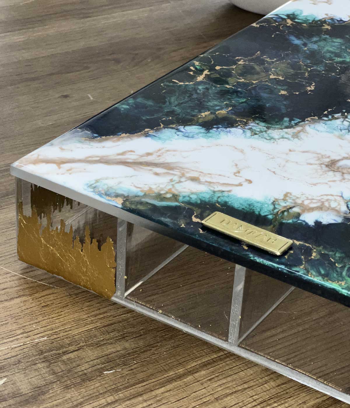 cubiertero en resina