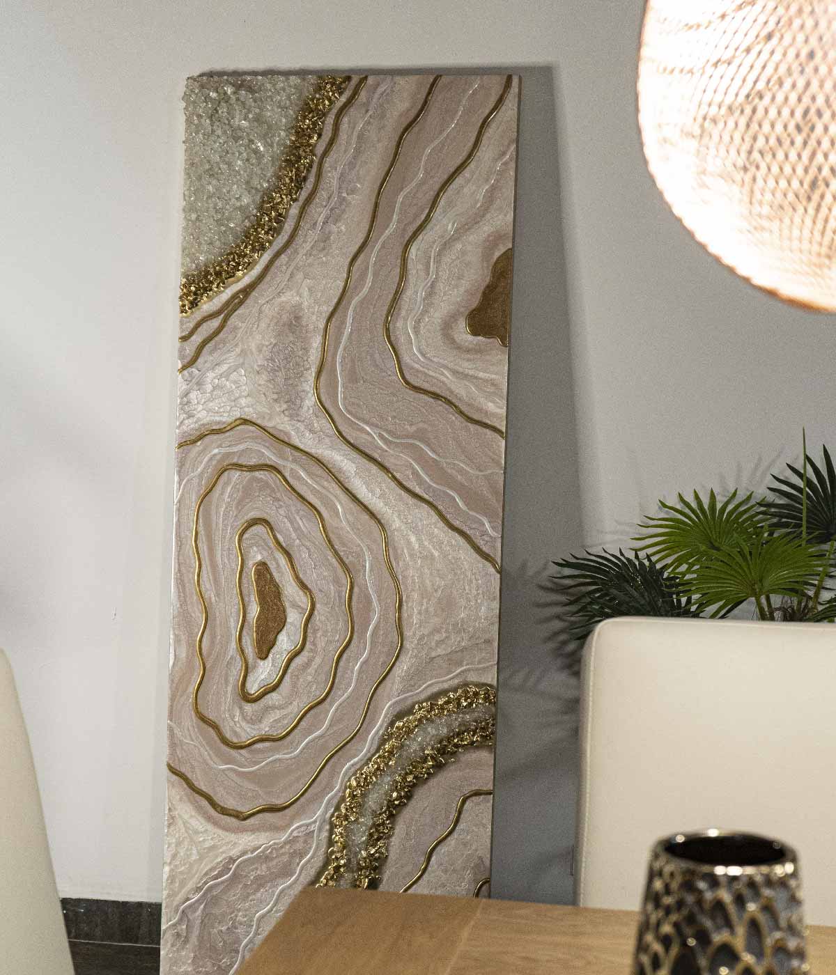 Cuadro Aruba Champagne 190x70cm