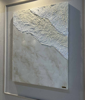 Cuadro Santorini III en resina, hecho a mano por Dammar