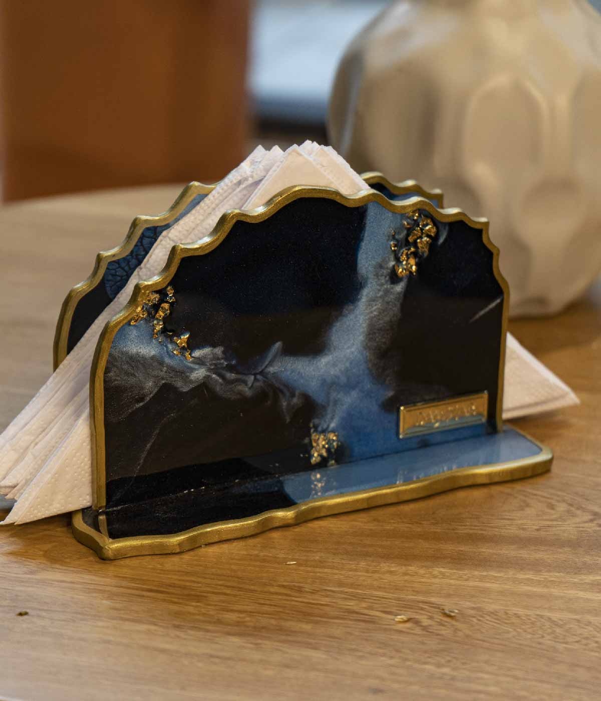 Servilletero en resina