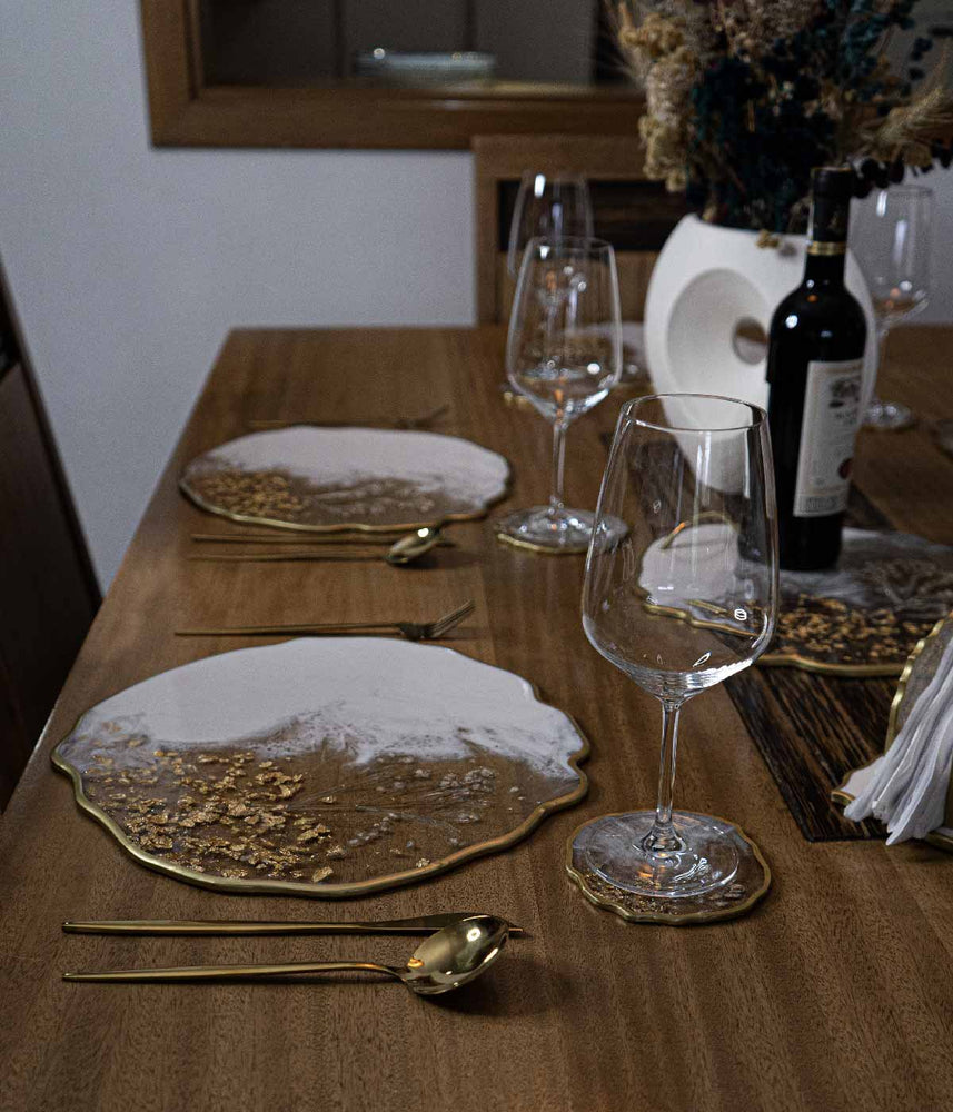 
                  
                    Individuales White Blossom Gold
                  
                