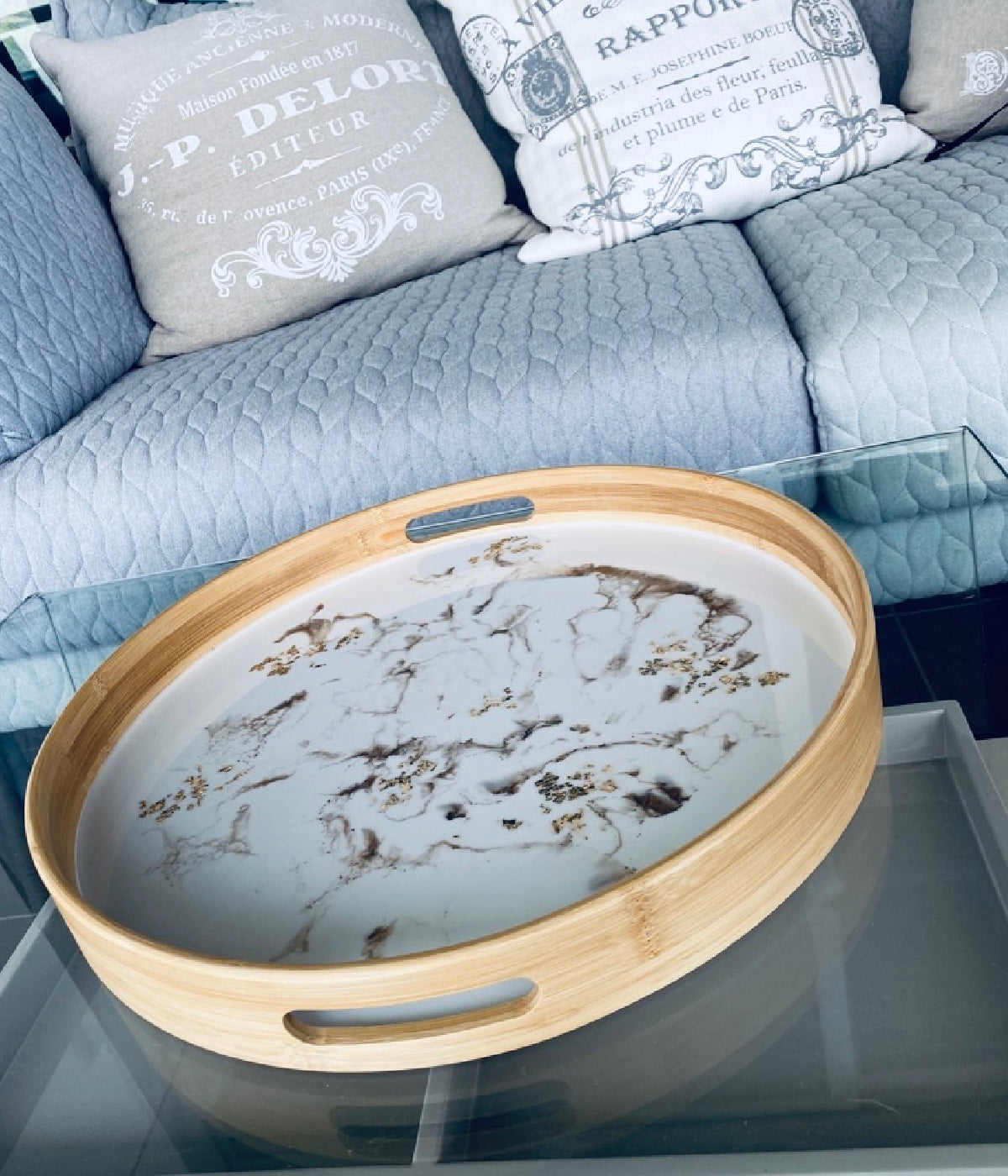 Bandeja Mauritania Greta White Gold