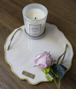 Bandeja Deluxe Kenya Gold en resina, hecha a mano por Dammar