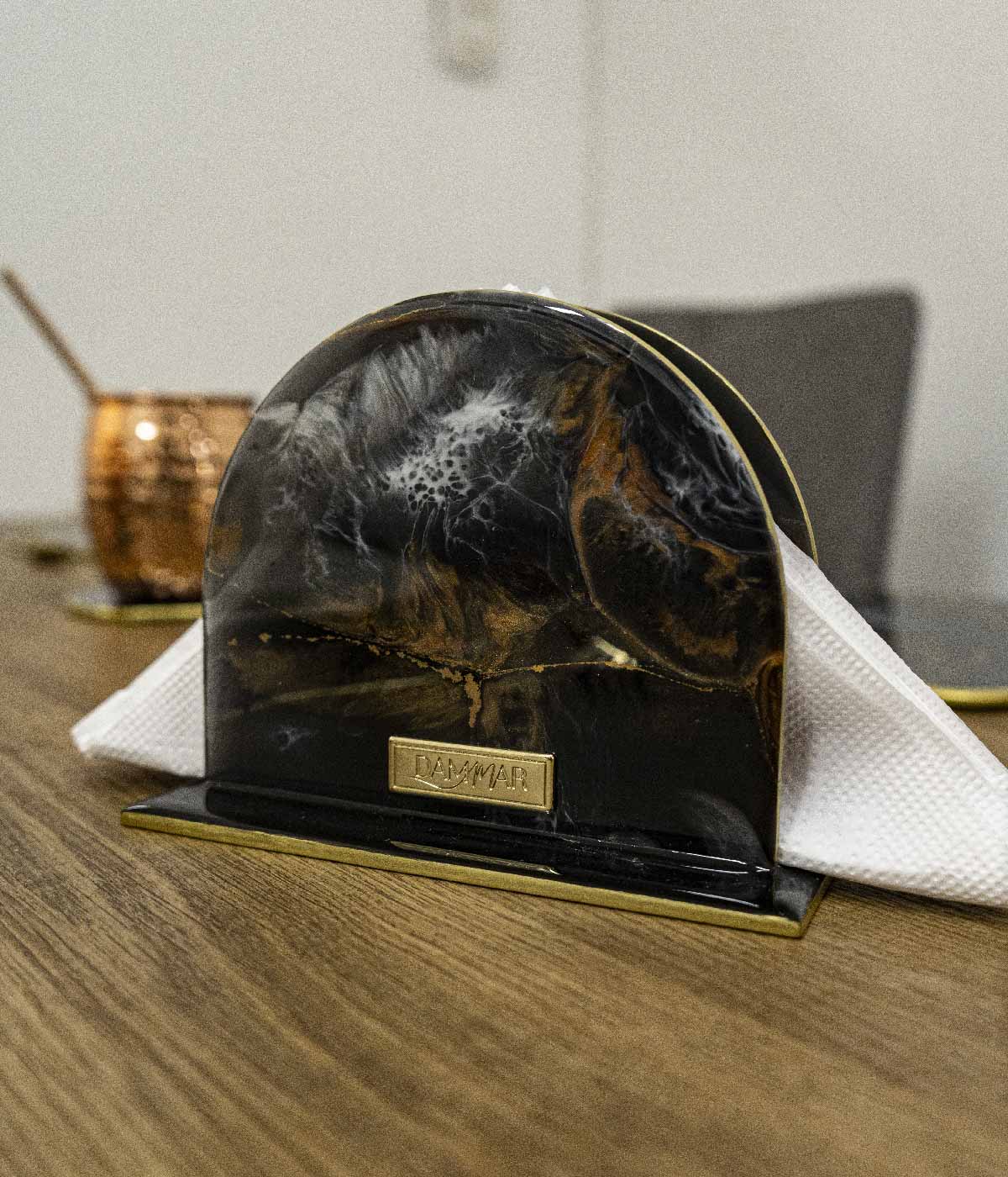 Servilletero en resina