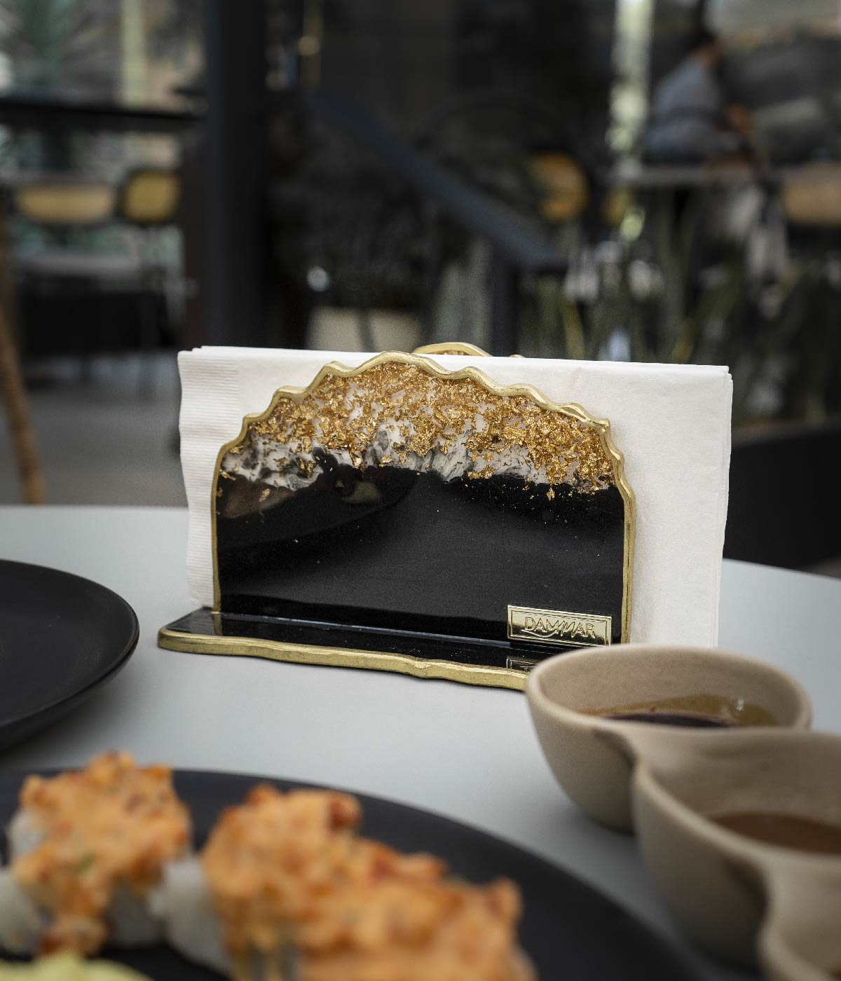 Servilletero en resina