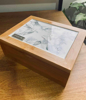 Caja multiusos Greta white silver