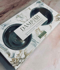 Comedero mascotas Greta white silver and gold