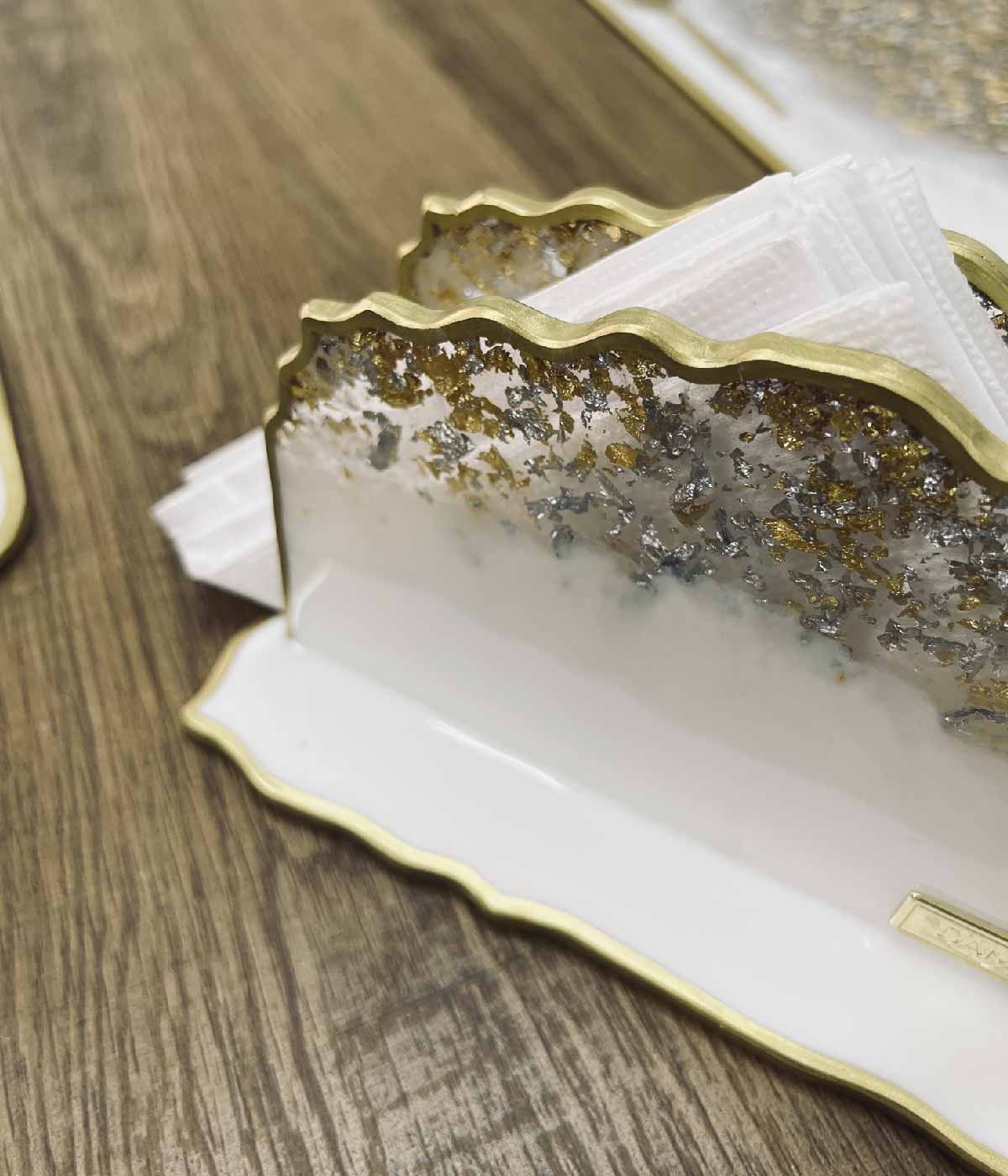 Servilletero en resina