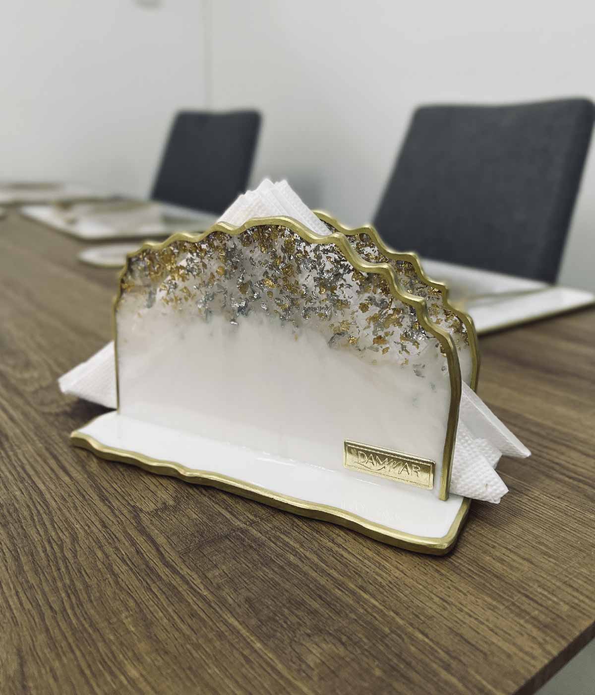 Servilletero en resina