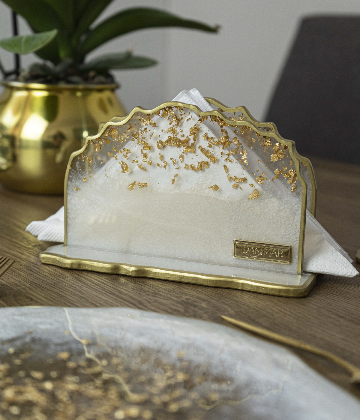 Servilletero en resina