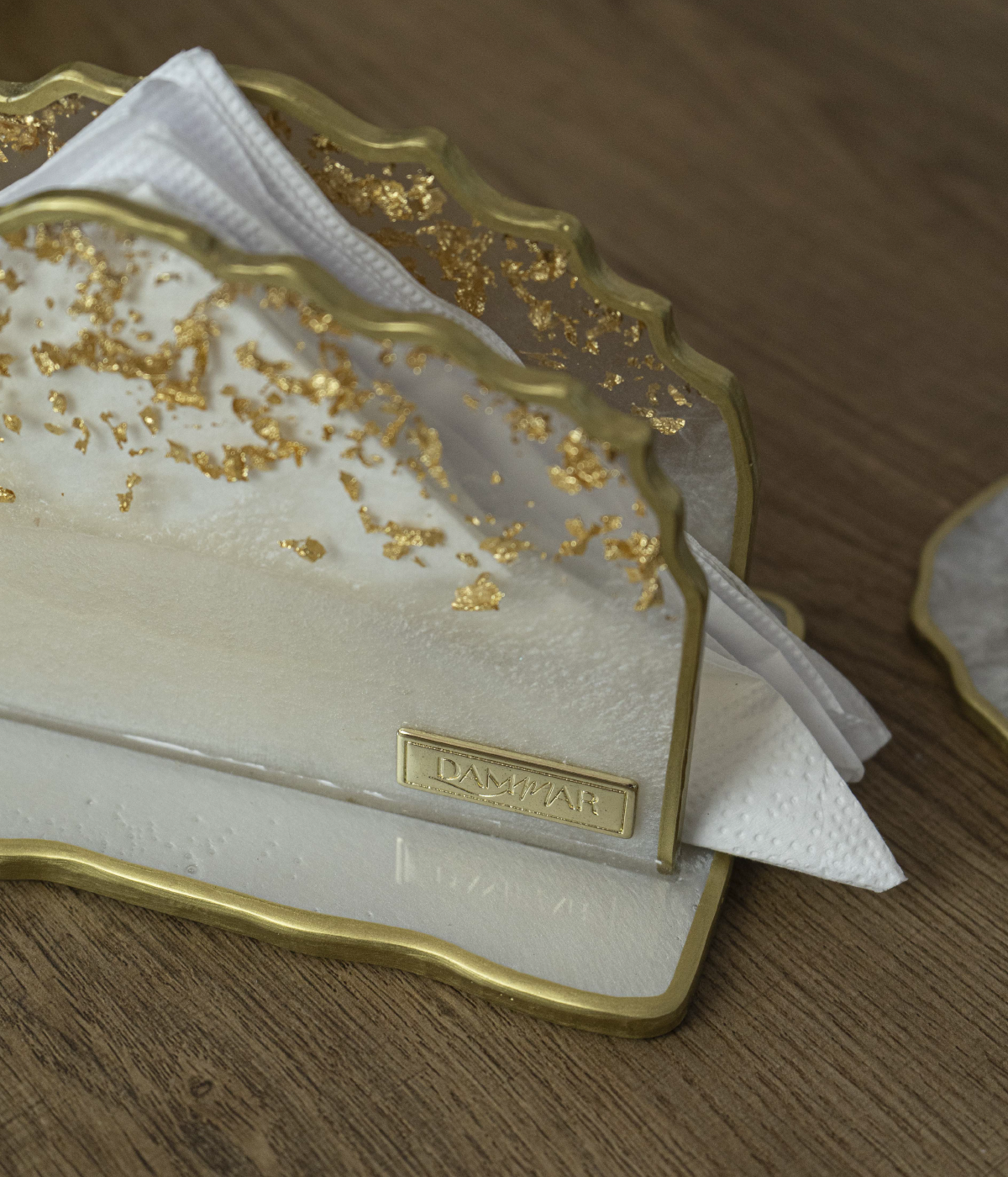 Servilletero en resina