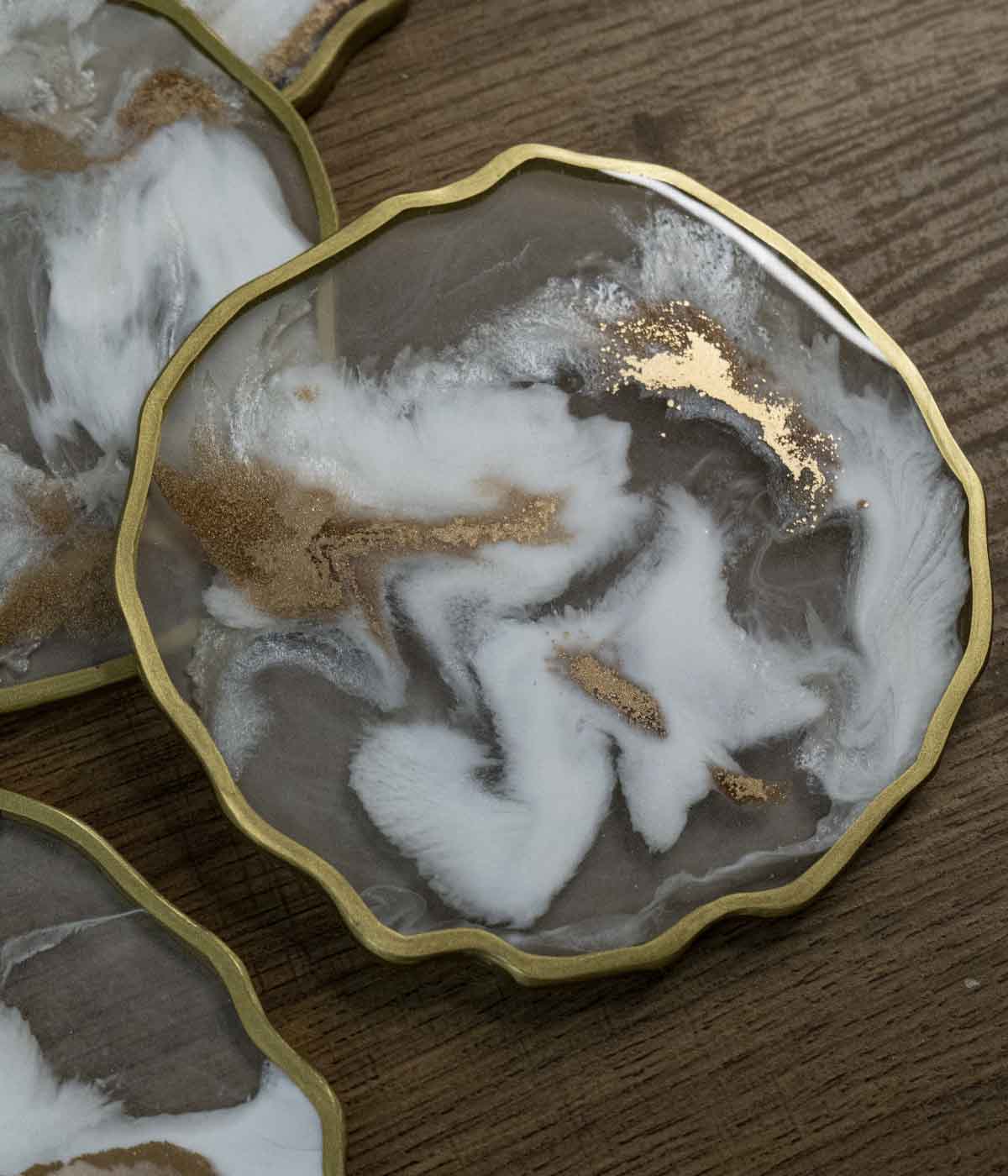 Portavasos en resina