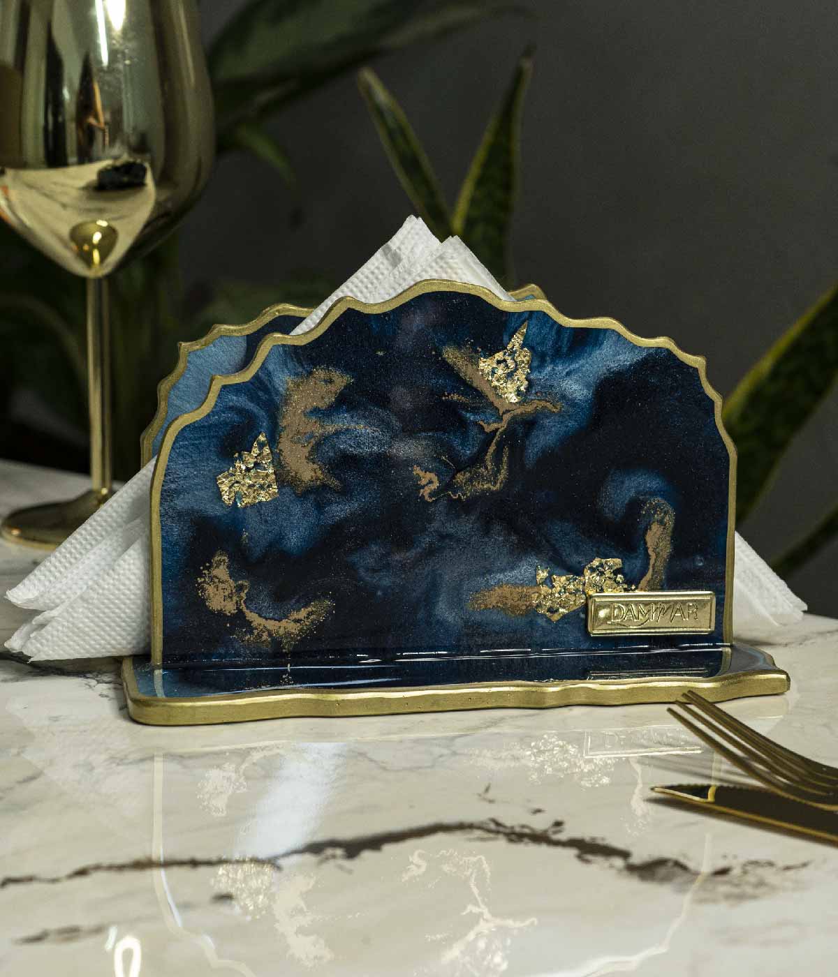 Servilletero en resina