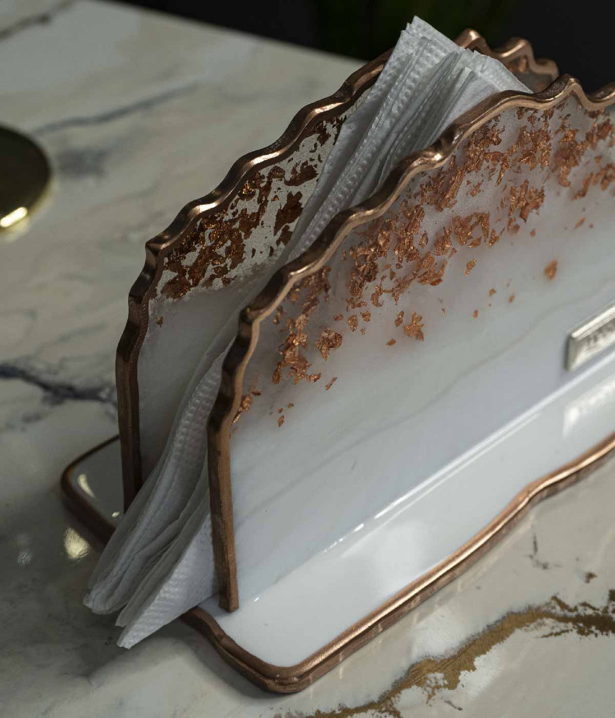 Servilletero en resina