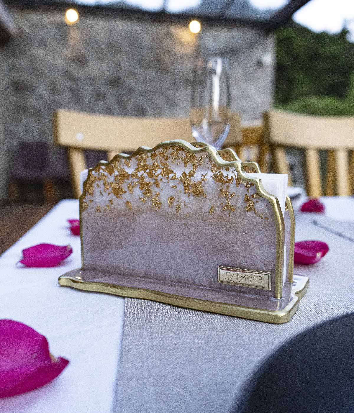 Servilletero en resina