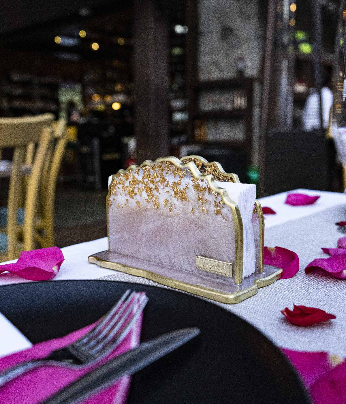 Servilletero en resina