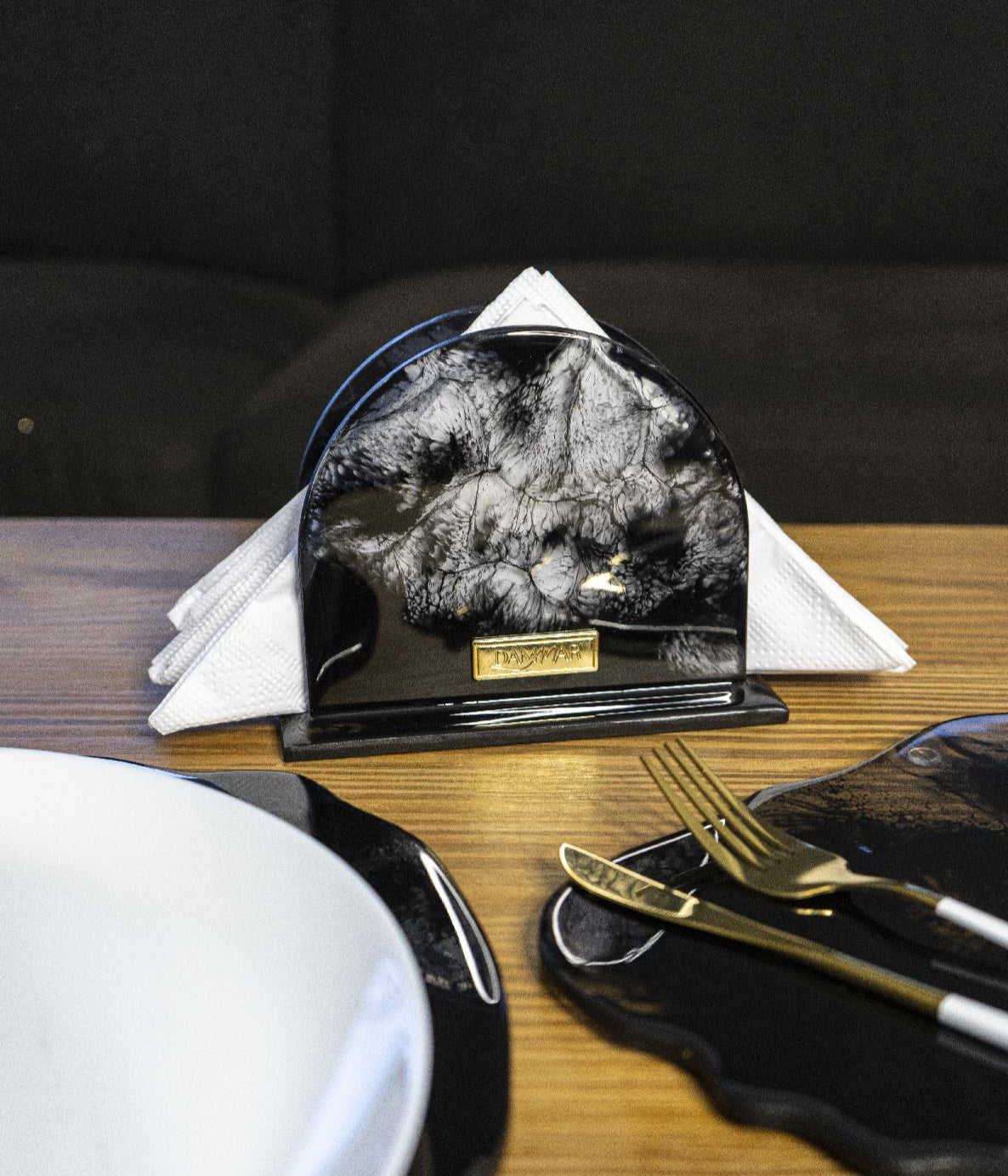 Servilletero en resina