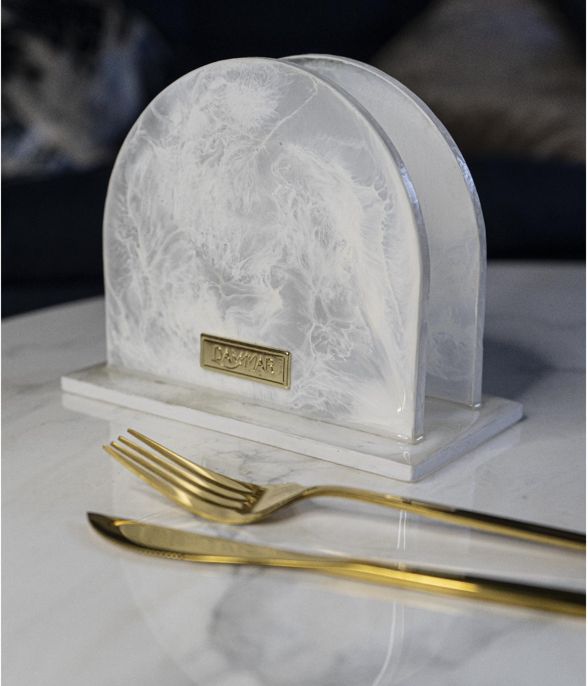 Servilletero en resina