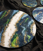 Cuadro Vida en Saturno Boreal en resina, hecho a mano por Dammar