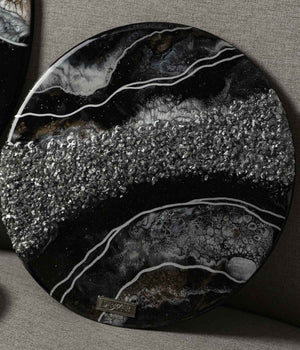 Cuadro Vida en Saturno Black Silver