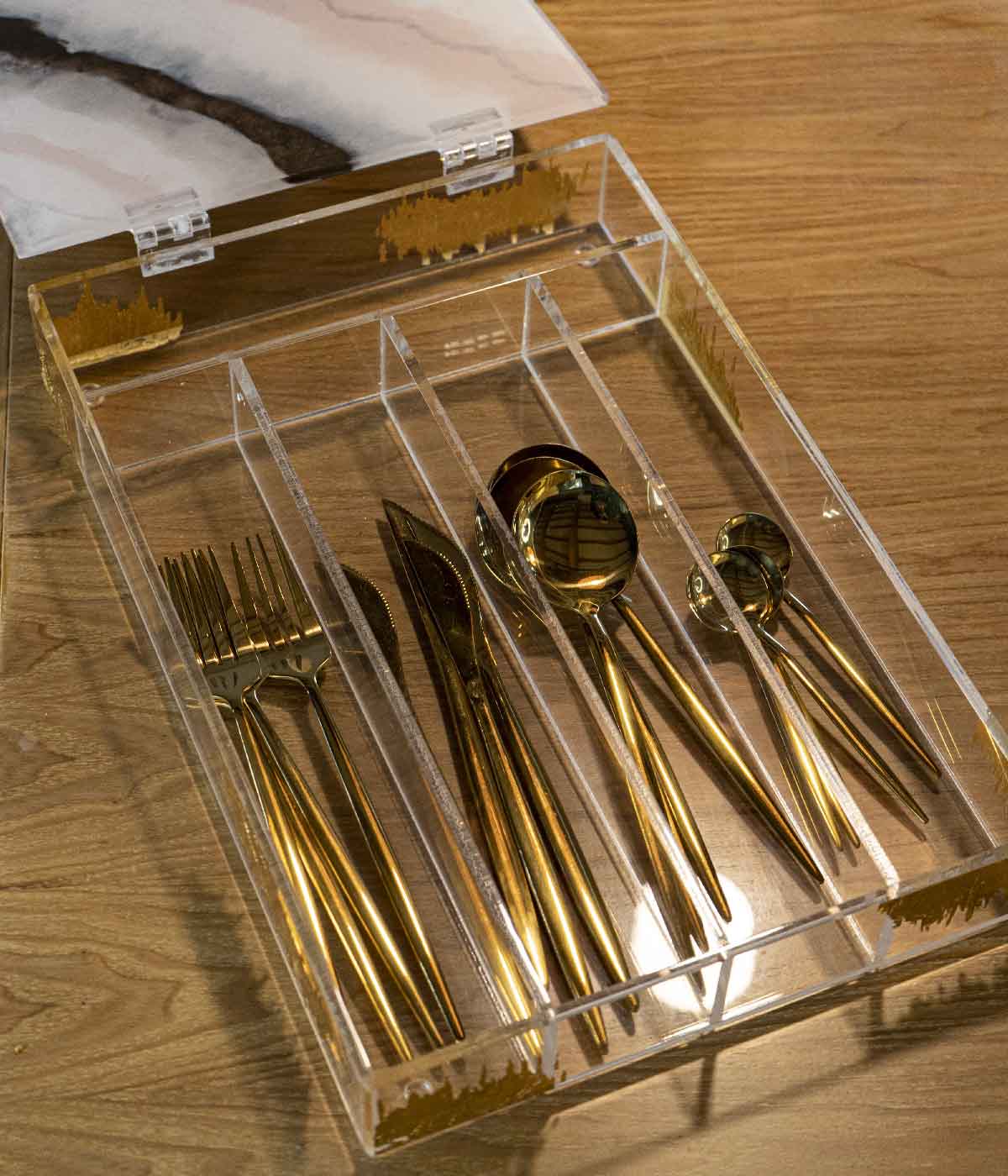 cubiertero en resina