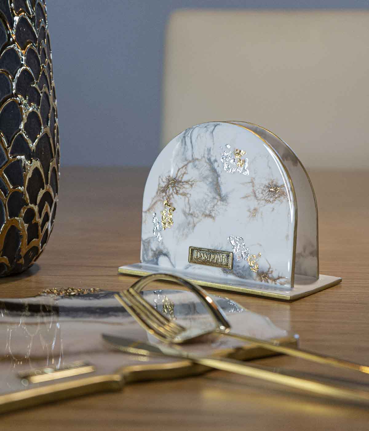 Servilletero en resina